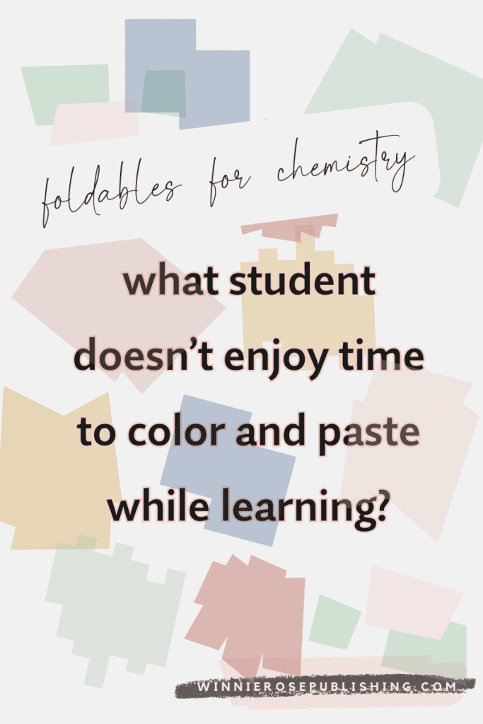 Students enjoy time in class to color and paste