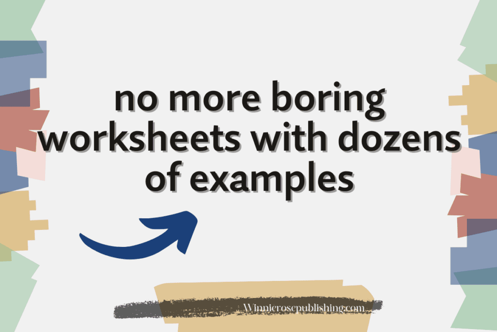 no more boring worksheets