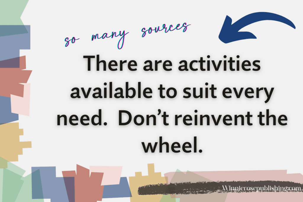 There are activities available to suit ever need.