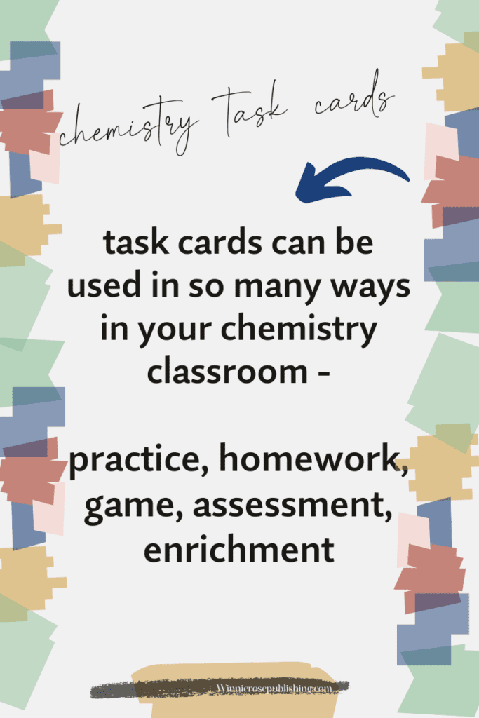 task cards can be used in many ways
