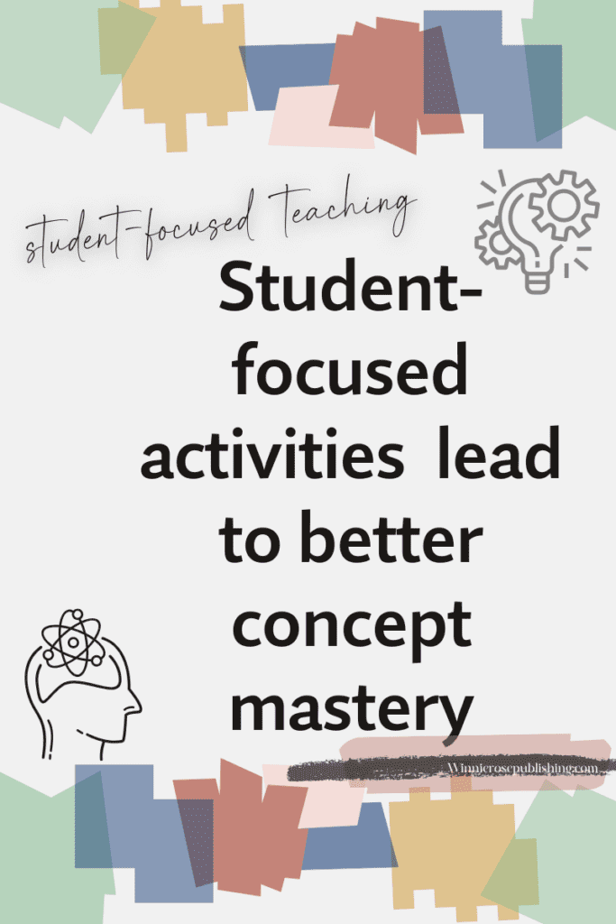 student focused vs teacher focused teaching of chemistry