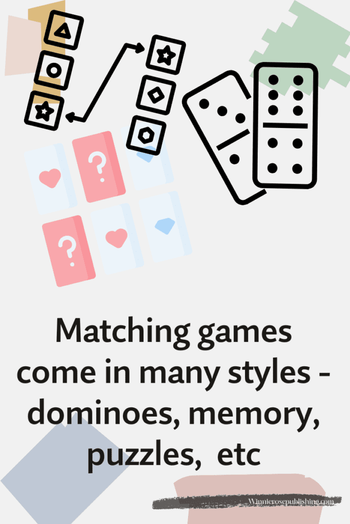 matching games can be various styles